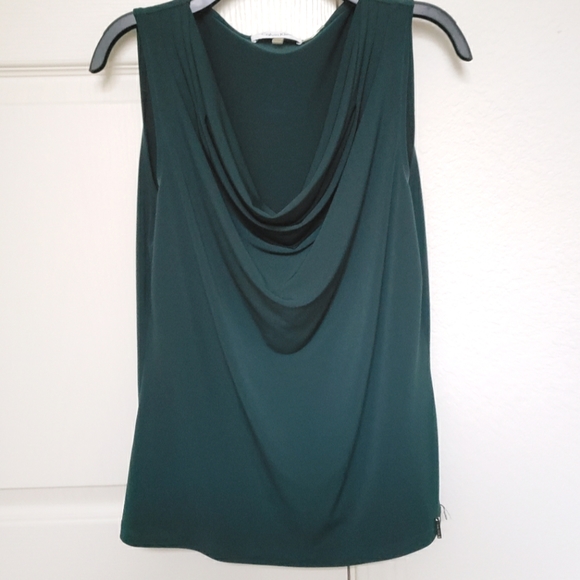 Calvin Klein deep green sleeveless top
